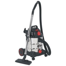 Aspirateur Industriel Sealey PC200SDAUTO 20L 1400W/230V Bac En Acier Inoxydable