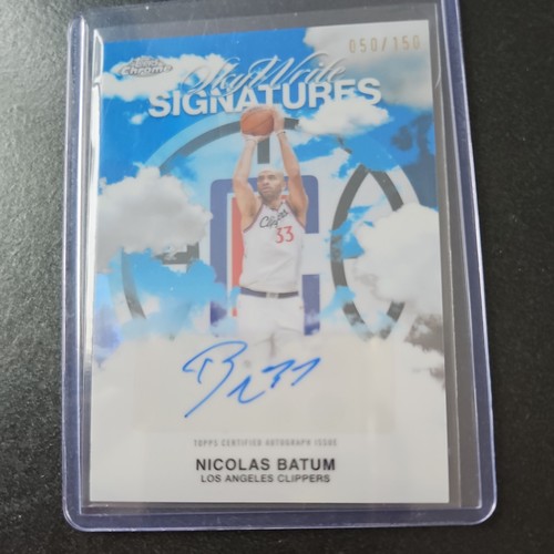 Nicolas batum topps chrome - nicolas,