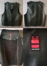 gilet cuir homme Rob Paris Amsterdam Biker Fetish Moto Tenue Motard