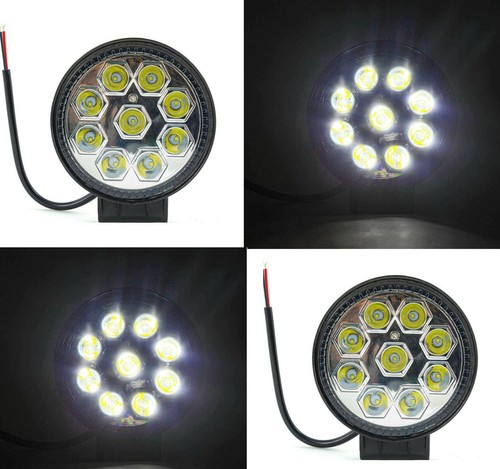 30v led rond phare - 4x,