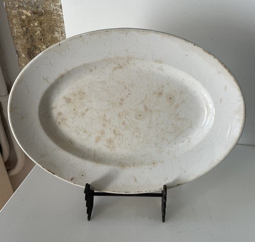 Ancien plat oval digoin - plat,