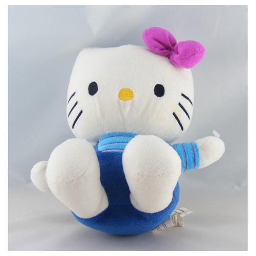 Doudou chat hello kitty bleu - doudou,