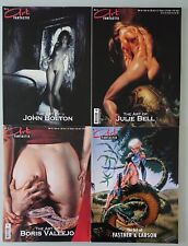 LOT 4 ART FANTASTIX THE ART OF JOHN BOLTON,JULIE BELL,BORIS VALLEJO AND FASTNER