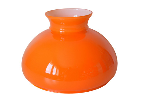 Opaline orange globe abat - opaline, jour