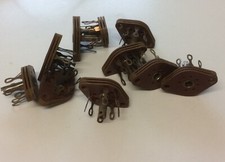  Radio TSF lot de 10 supports en bakélite pour tube min 7 broches