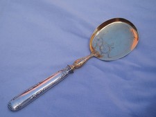 Cuillère a Fraise a Glace argent poincon minerve art nouveau