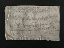 1538 - parchemin châtellenie