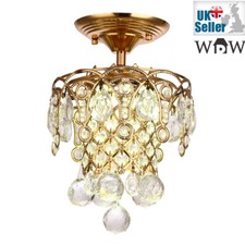 Doré Véritable K9 Chandelier