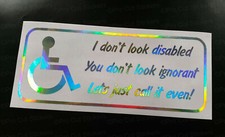 I Don'T Aspect Handicapé