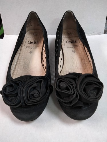 Ballerines cuir noir velours