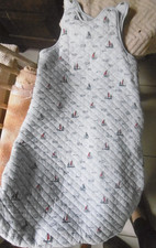 Gigoteuse pour bébé Boutchou décors marin fond bleuté