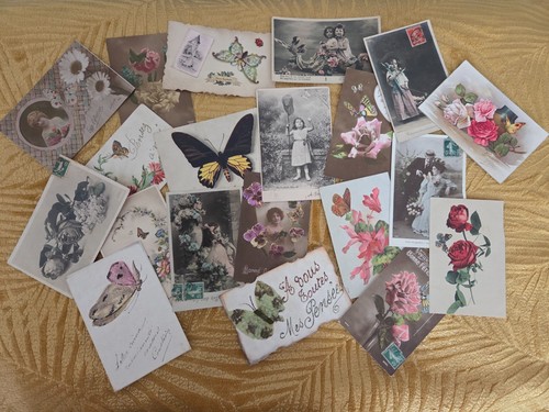 Lot cartes postales - de,