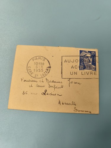Ancienne enveloppe oblitérée