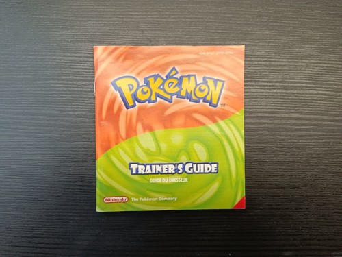 Notice pokémon version rouge - pokémon,
