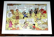 hommage à Hergé quick et flupke sérigraphie dédicace tirage limité Claude DUBOIS