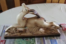 faïence céramique  barbotine Sarreguemines ??  SAINTE RADEGONDE,,!!