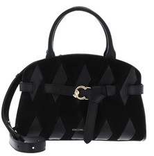 COCCINELLE sac à épaule Sabine Handbag N.Geo.Pat Noir / Noir
