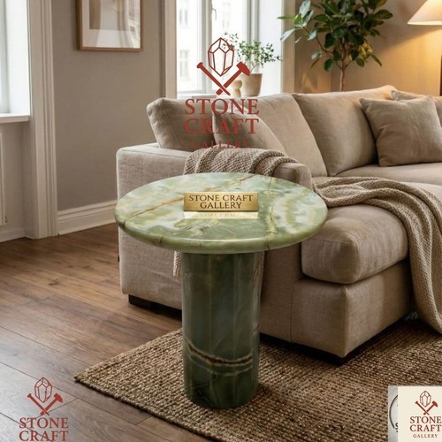 Table basse ronde pierre - table,