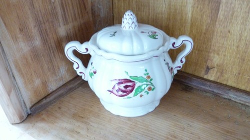 Ancien sucrier faïence - , de