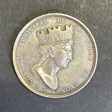 Médaille en argent, Conseil municipal de la ville de Lyon (1860-1880)