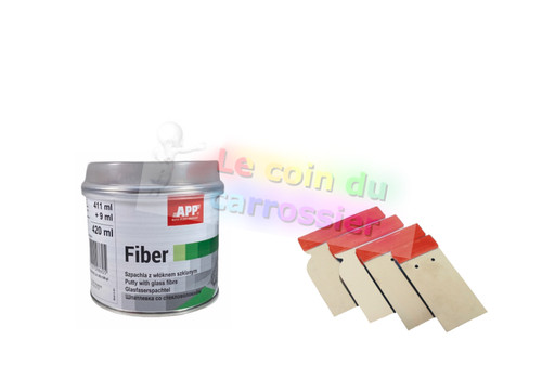 Mastic fibre verre - fibre, de