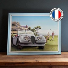 plaque métal Jaguar XK