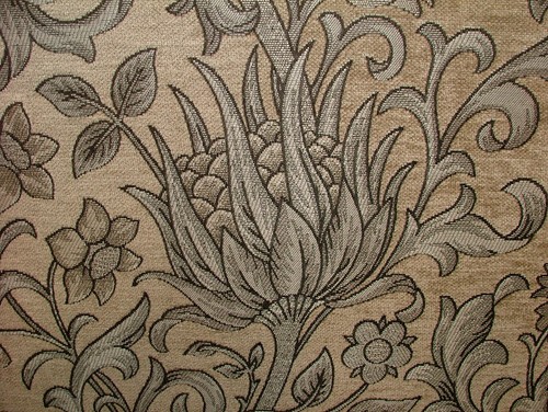 Tissu rideau chenille - tissu, de
