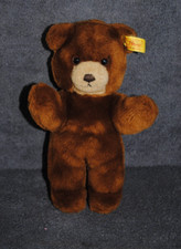 ?Doudou Ours Brun STEIFF KNOPF Marron Peluche 24 cm Teddy Bear Bär Teddybär