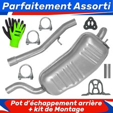 Pot d’échappement arrière