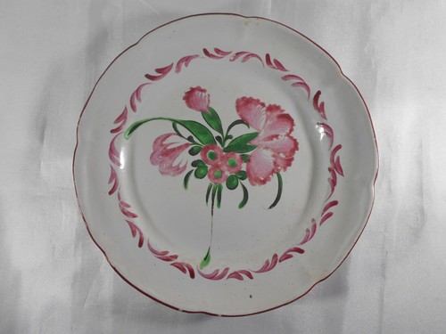 Assiette faience de - (,