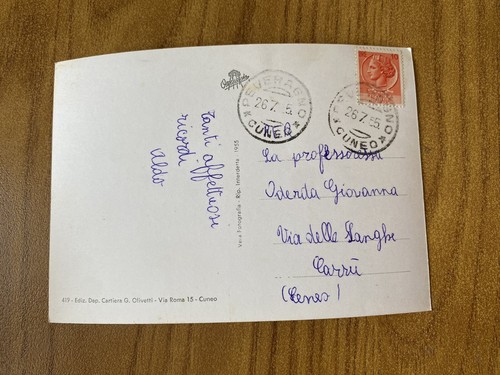 Carte postale peveragno - postale, piazza
