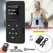 Mini radio numérique de poche DAB/DAB+ AM FM avec lecteur MP3 Bluetooth KG