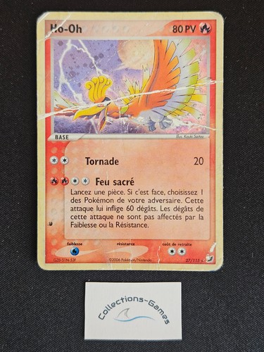 Carte pokémon 115 - ho-oh, 27/115