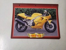 Carte Fiche Moto Passion Édition Atlas Triumph Daytona T 595 1997