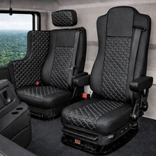 Housses siège cuir camion