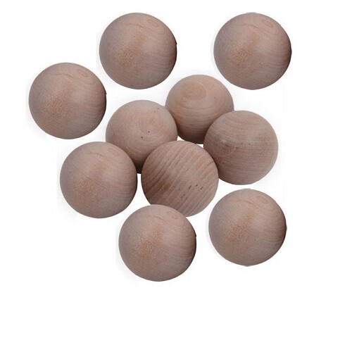 Balles bois sans - de,