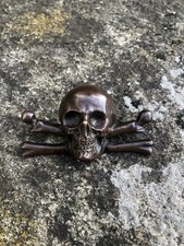 Crâne Adam Bronze Skull Memento Mori Haute Époque 17th Xviieme