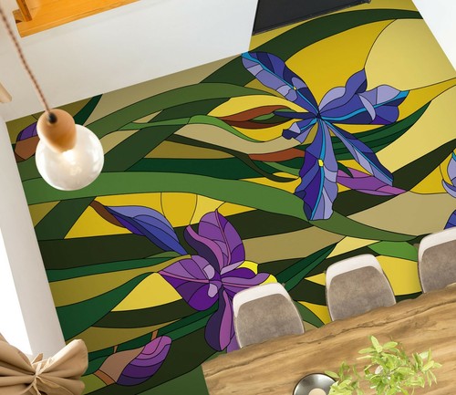 Fleurs herbe 1686na papier - fleurs,