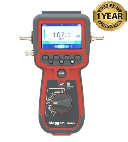 Megger mom3 micro ohmmètre - megger, micro-ohmmètre
