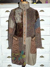 123 MANTEAU ORIGINAL EN VELOURS T M 38 40 EN EXCELLENT ETAT