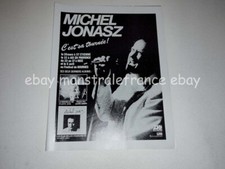 Michel Jonasz concert tour ad clipping France St Etienne Aix En Provence Nice