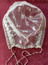 Coiffe ancienne en tulle