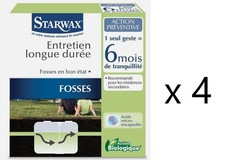 LOT 4 Entretien longue durée pour fosse septique 6 mois STARWAX