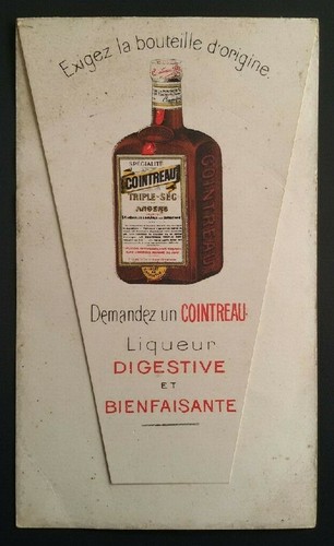 Ancien menu cointreau - cointreau,
