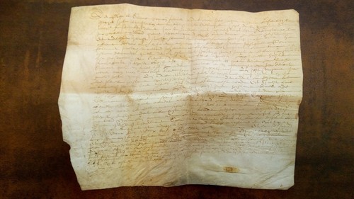 Parchemin 1627 - parchemin, de