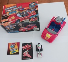 TRANSFORMER G1 BOLIDE TURBO ET WHEEL JACKEN ACTION EN BOITE 1990 TAKARA HASBRO
