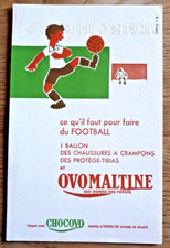 BUVARD - CHOCOLAT OVOMALTINE - FOOTBALL - SPORT - R.L. DUPUY - ILLUSTRATEUR -