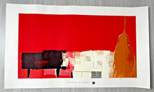 TRES GRANDE LITHOGRAPHIE " LE CONCERT" NICOLAS DE STAEL 120 X 70 CM