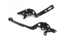 Paire Leviers Repliables Noirs TRIUMPH Street Triple RS 765 765RS HD04 2020-2022