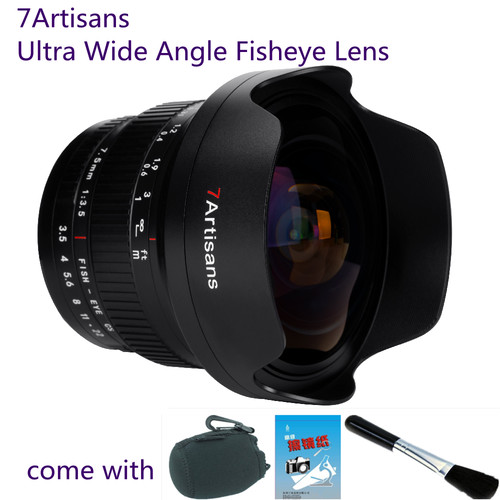 7artisans 5mm 5 fisheye - 7artisans, 7.5mm